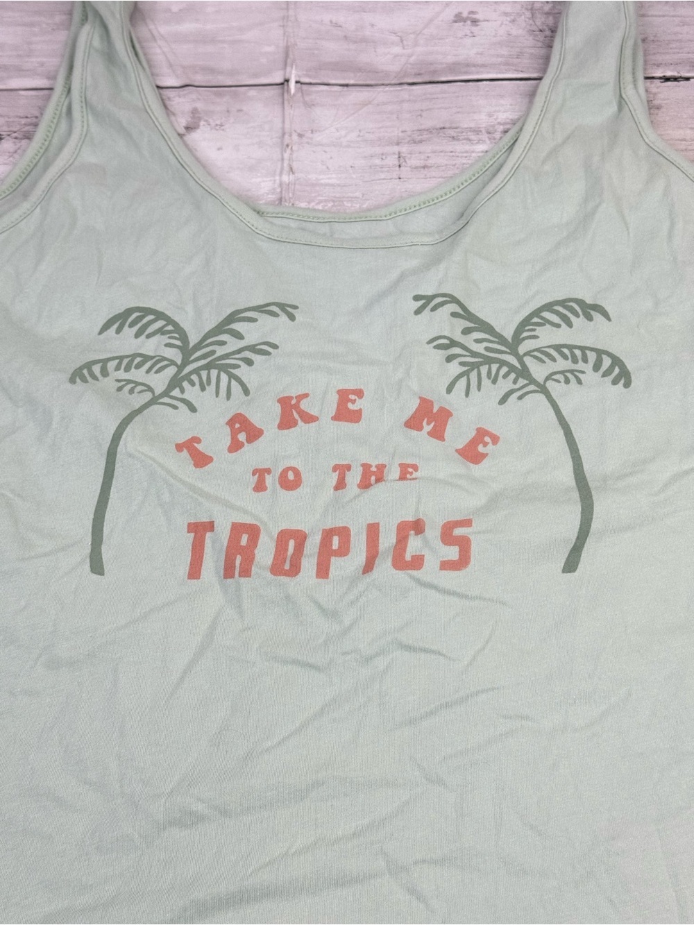 Amuse Society "Take Me to the Tropics" tank top - Picture 2 of 7